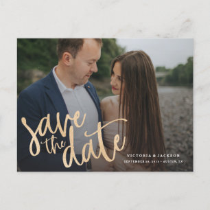 Romance Save the Date Postcard