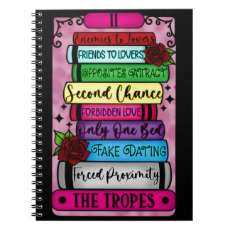 Romance Tropes Tarot Notebook