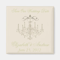 Romance with a Chandelier ~ Save the Date Love