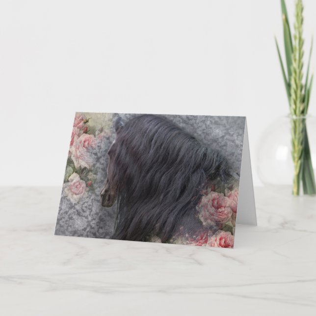 Romancing The Horse ~ Greeting Cards (Front)