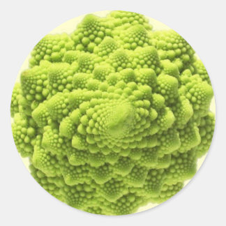 romanesco-phi classic round sticker