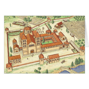 Romanesque Abbey. Model