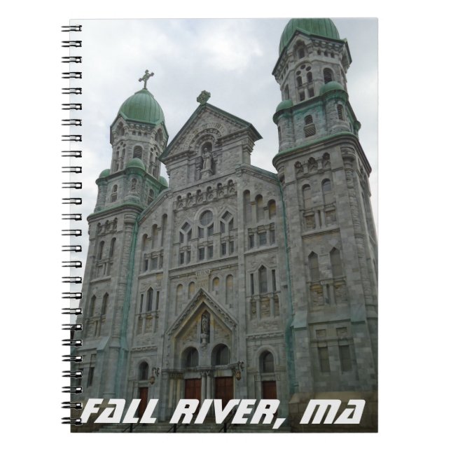 Romanesque Church, Fall River, Massachusetts Notebook (Front)