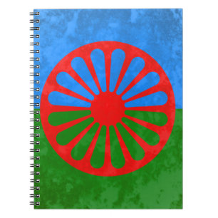 Romani flag notebook