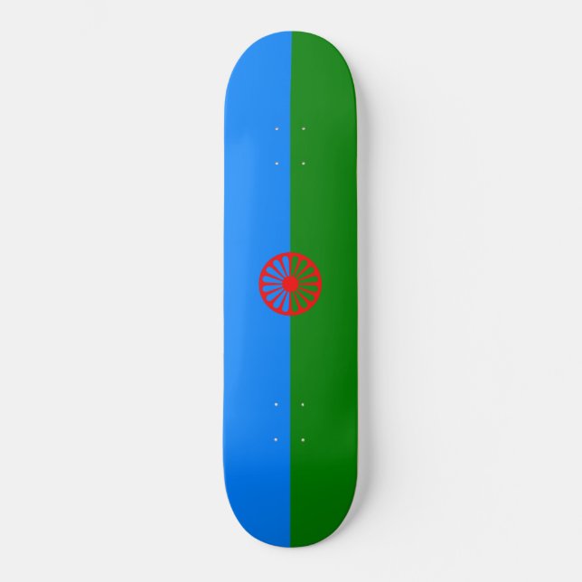 Romani Flag Skateboard (Front)