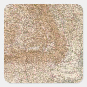 Romania 7980 square sticker