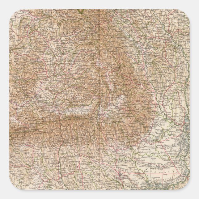 Romania 7980 square sticker (Front)