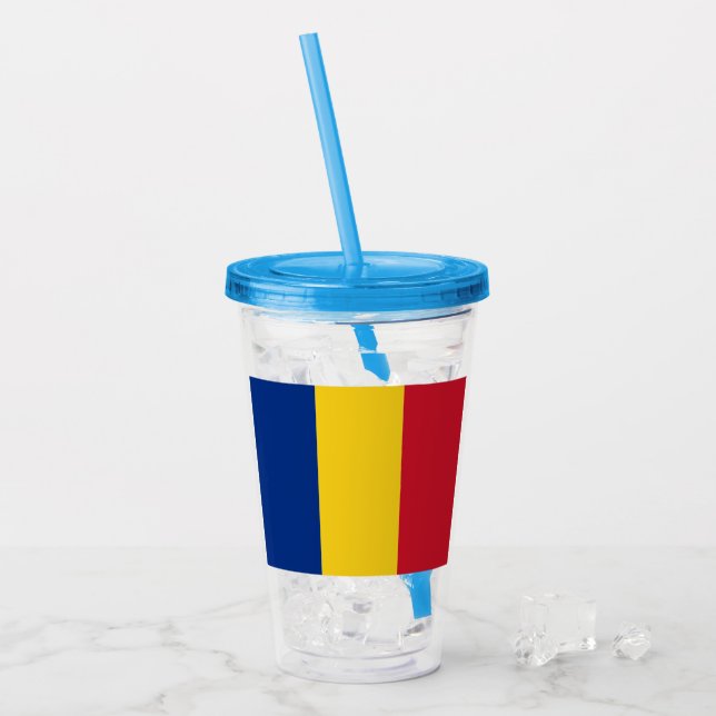 Romania Acrylic Tumbler (Front Ice)