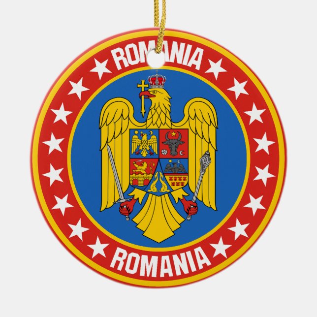 Romania                                            ceramic ornament (Front)