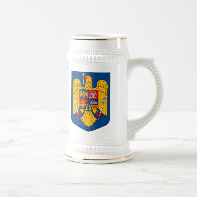 Romania Coat of Arms Mug (Right)