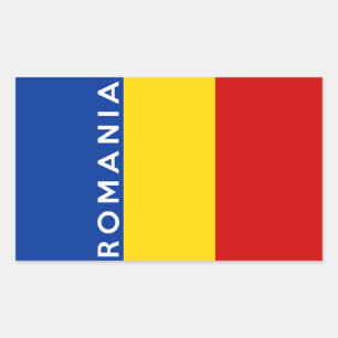 romania country flag symbol name text sticker