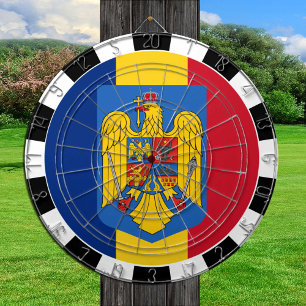 Romania Dartboard, Romanian Flag darts /game board Dartboard