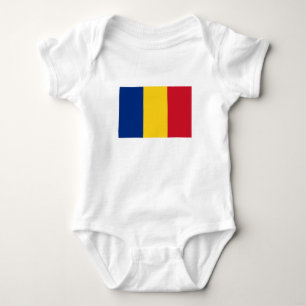 Romania Flag Baby Bodysuit