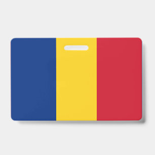 Romania flag badge