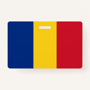 Romania flag badge