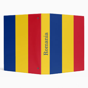 Romania Flag Binder