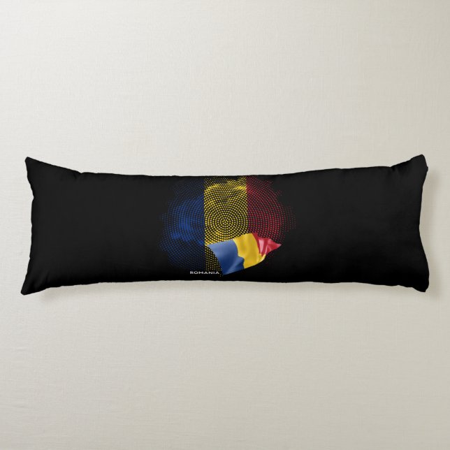 Romania flag body pillow (Front)