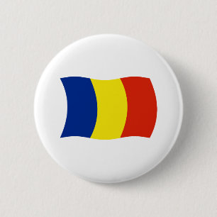 Romania Flag Button