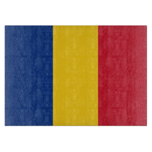 Romania flag cutting board