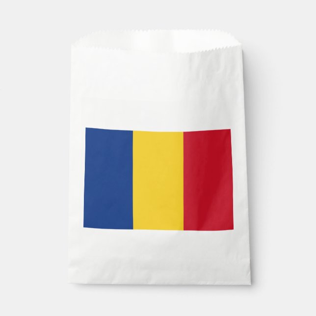 Romania Flag Favour Bag (Front)