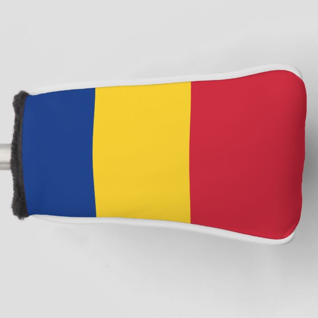 Romania Flag Golf Head Cover (Front)