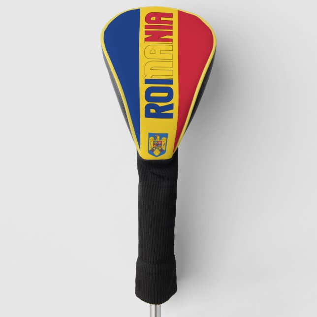 Romania Flag Gorgeous Patriotic Golf Head Cover (Front)