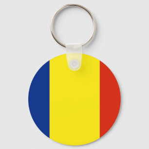 Romania flag keychain