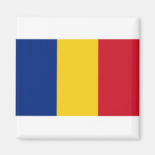 Romania Flag Magnet (Front)