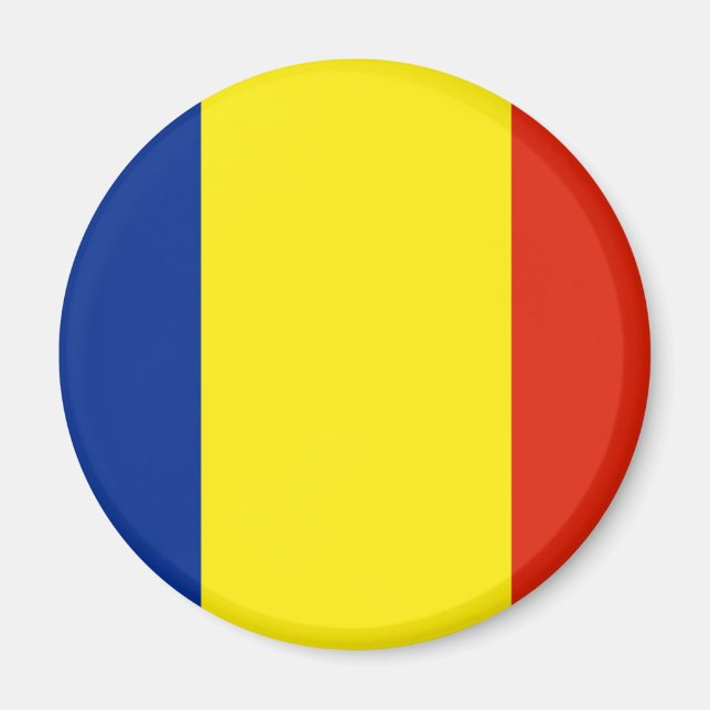 Romania flag magnet (Front)
