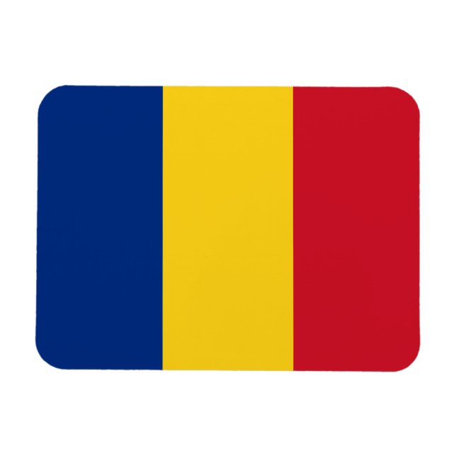 Romania Flag Magnet (Horizontal)