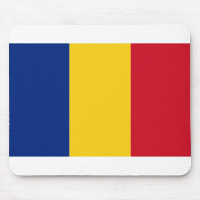 Romania Flag Mouse Pad (Front)