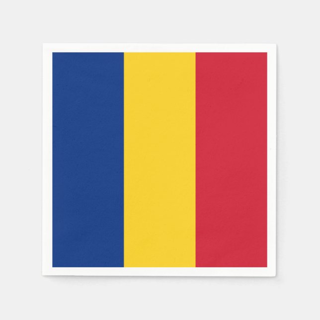 Romania Flag Napkin (Front)