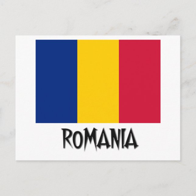 Romania Flag Postcard (Front)