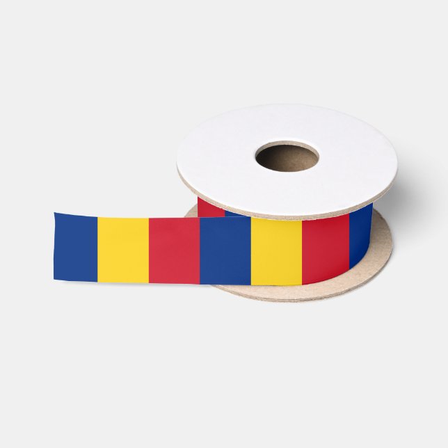 Romania Flag Satin Ribbon (Spool)