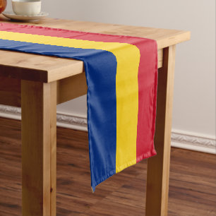 Romania flag short table runner