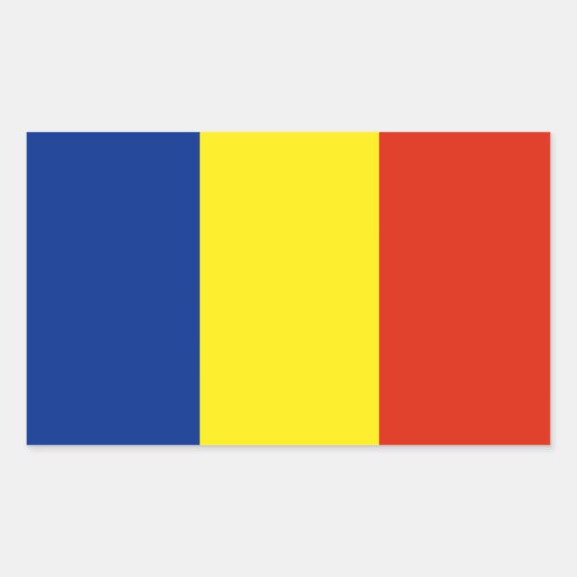Romania flag sticker (Front)