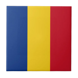 Romania Flag Tile