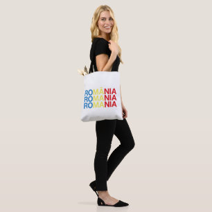 ROMANIA Flag Tote Bag