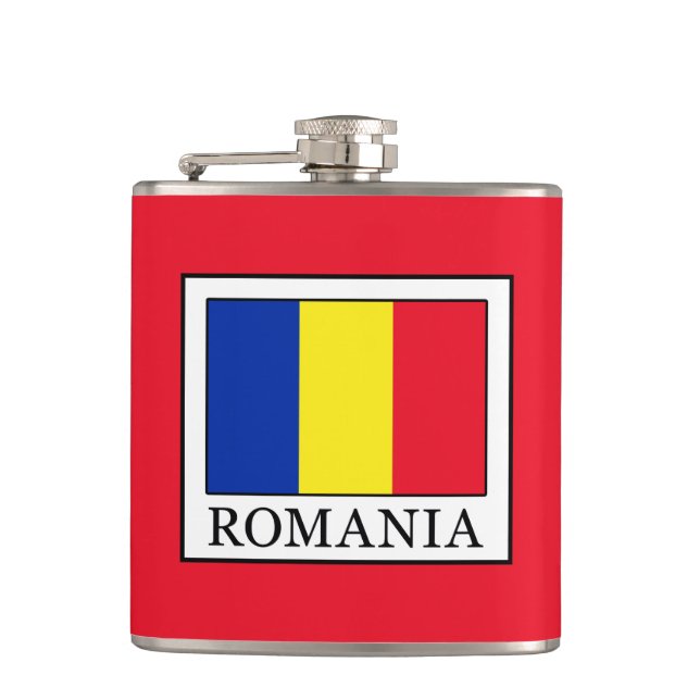 Romania Hip Flask (Front)