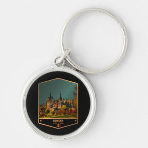 Romania Keychain