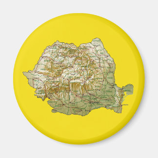 Romania Map Magnet