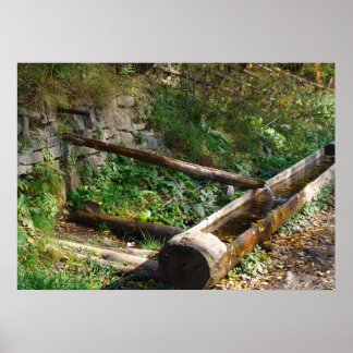 Romania, Moldova, Water in the mountains Poster
