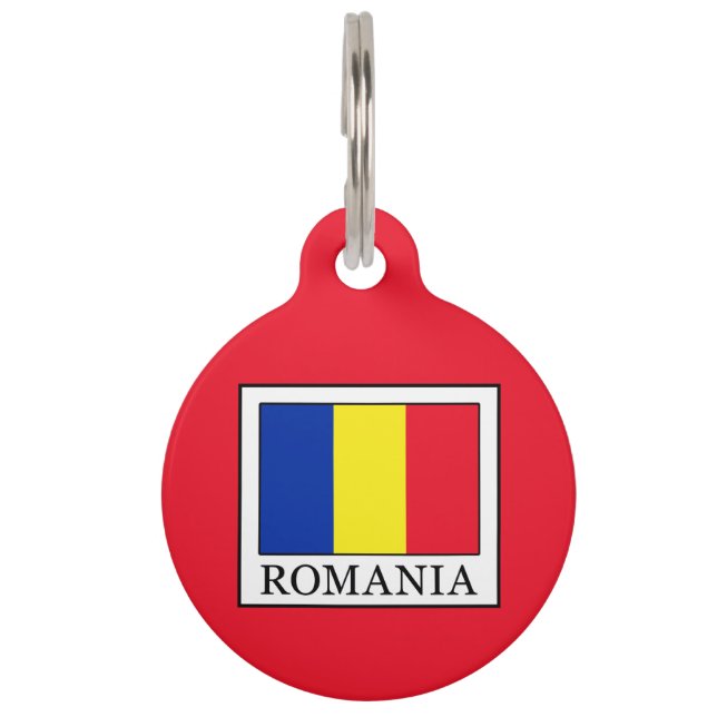 Romania Pet Tag (Front)