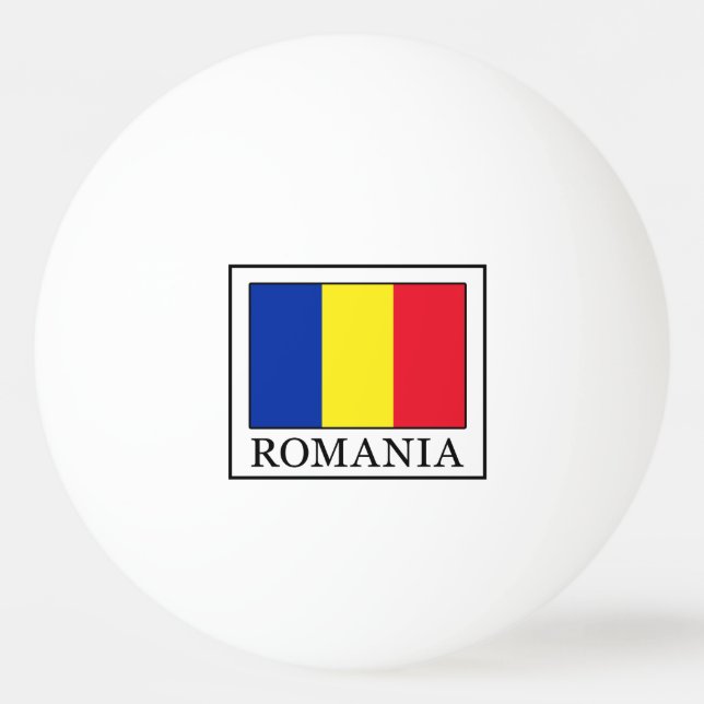 Romania Ping Pong Ball (Front)