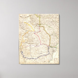 Romania, Poland Canvas Print