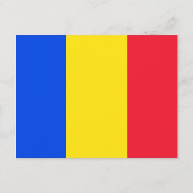 Romania, Romania flag Postcard (Front)