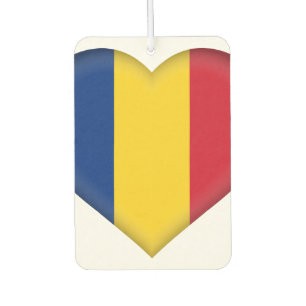 Romania (Romanian) Flag Air Freshener