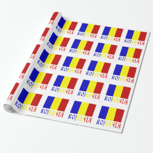 Romania Romanian Flag Gift Wrapping Paper