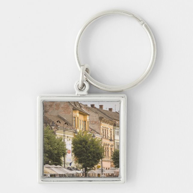 Romania, Sibiu. New Town. RF) Keychain (Front)