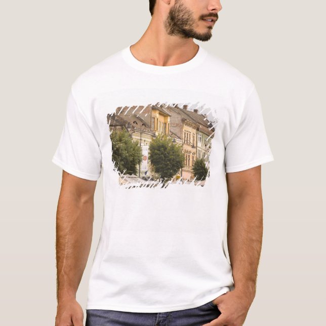 Romania, Sibiu. New Town. RF) T-Shirt (Front)